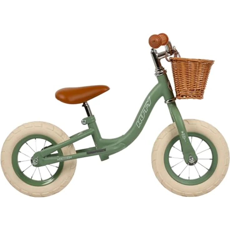 Huffy Vintage Laufrad 10 Zoll, Grün - Laufrad ohne Pedale für Kinder, mit bezauberndem Design und gepolstertem Sattel – Bild 4
