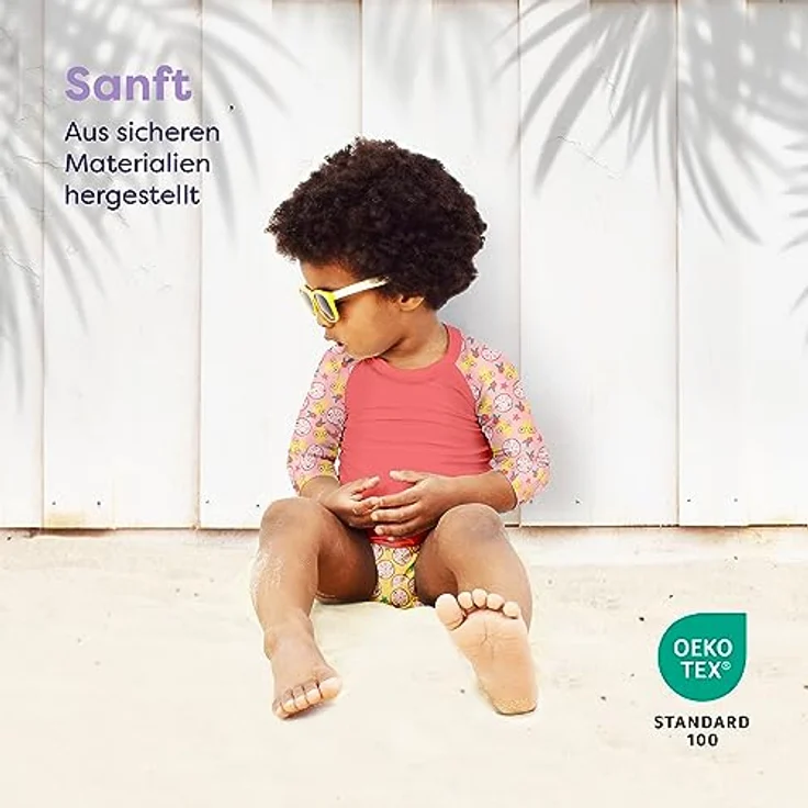 Bambino Mio, schützendes Schwimmshirt für Babys und Kleinkinder, Langarmshirt mit Sonnenschutz, LSF 40+, Süß, XL (2 Jahre+) – Bild 5