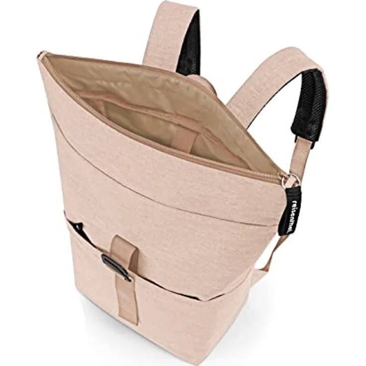reisenthel rolltop backpack - urbaner und stylischer Rucksack, modernes Design, geräumiger Rucksack für Freizeit, Arbeitsweg und City-Trip, Farbe:twist coffee – Bild 2