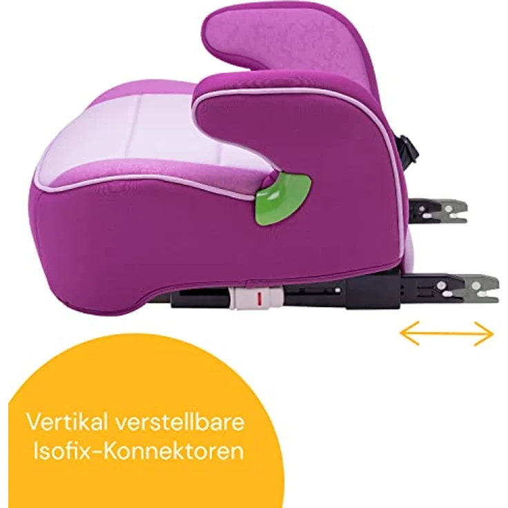 Osann Junior Isofix Gurtfix i-Size Sitzerhöhung (126-150 cm) - Pixel Berry – Bild 6