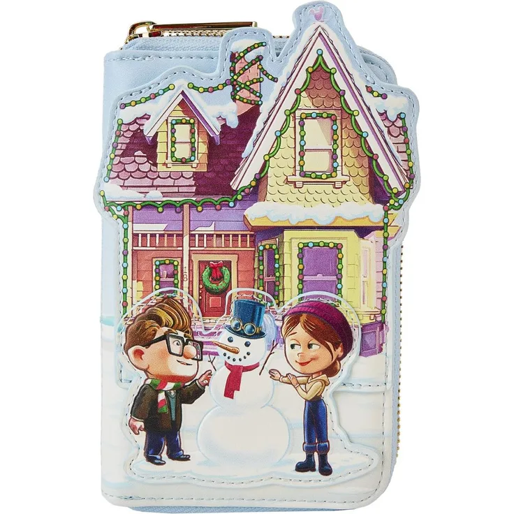 Loungefly, Portemonnaie, Disney by Loungefly Geldbeutel Pixar Up House Christmas Lights, Schwarz