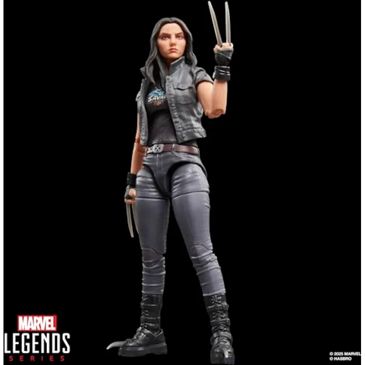 Hasbro Marvel Legends X-23 Figur, 15 cm, vollbeweglich mit 6 Accessoires, austauschbarem Kopf und Händen – Bild 5