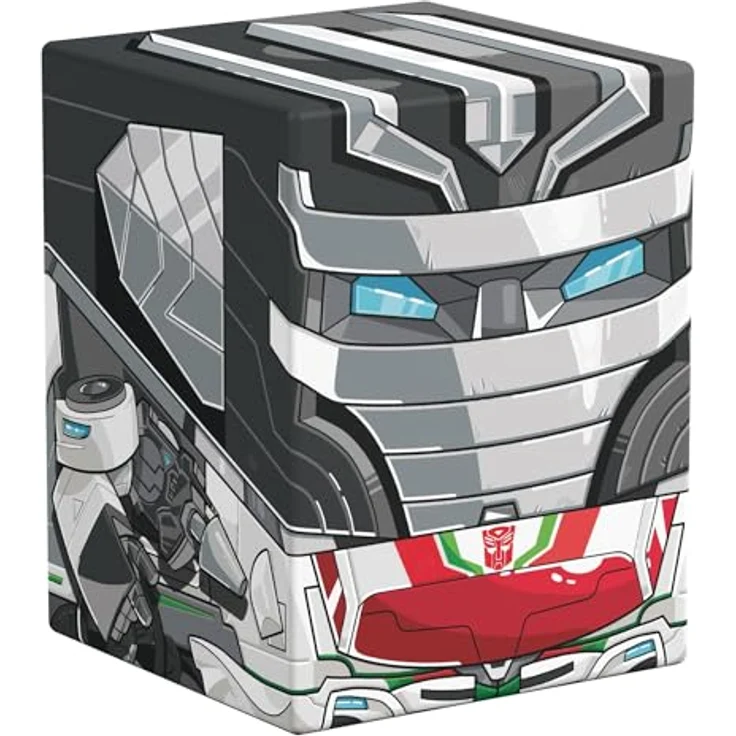 Squaroes Squaroe Transformers TR003 Wheeljack, Deckbox für bis zu 100 doppelt gesleevte Karten, nachhaltig hergestellt mit attraktivem Design – Bild 1