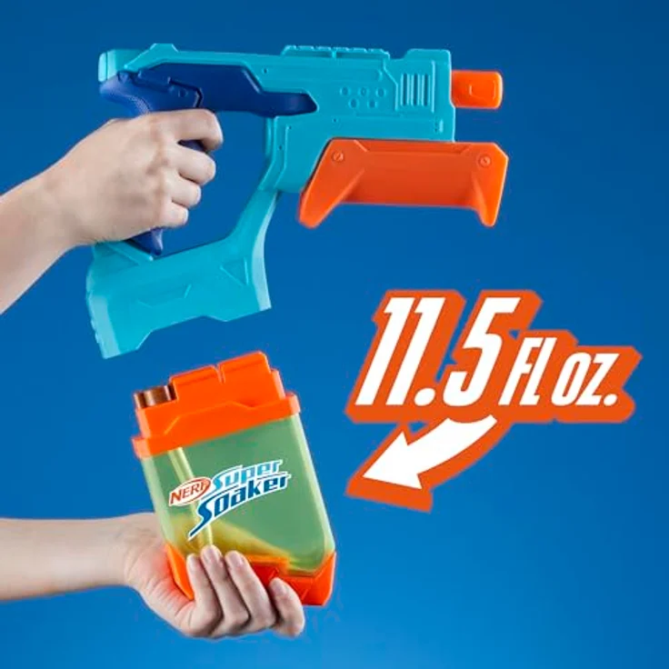 Super Soaker Nerf Dunk-Fill Wasserblaster 2er-Pack, 300 ml Tank-Kapazität mit Pump-Action und durchsichtigen Tanks – Bild 5