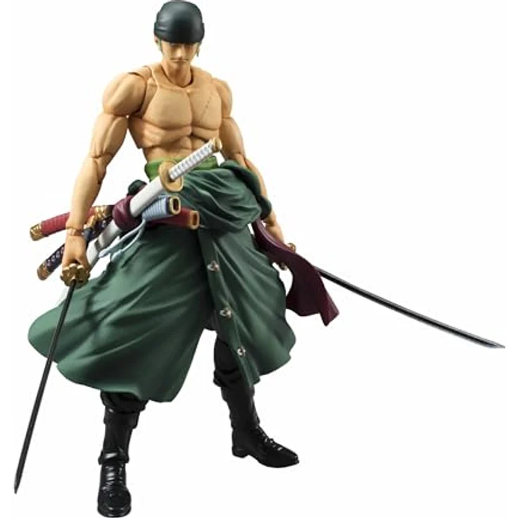MegaHouse One Piece Figur Variable Action Heroes Roronoa Zoro 18 cm, Anime Sammelfigur mit detailliertem Design – Bild 3