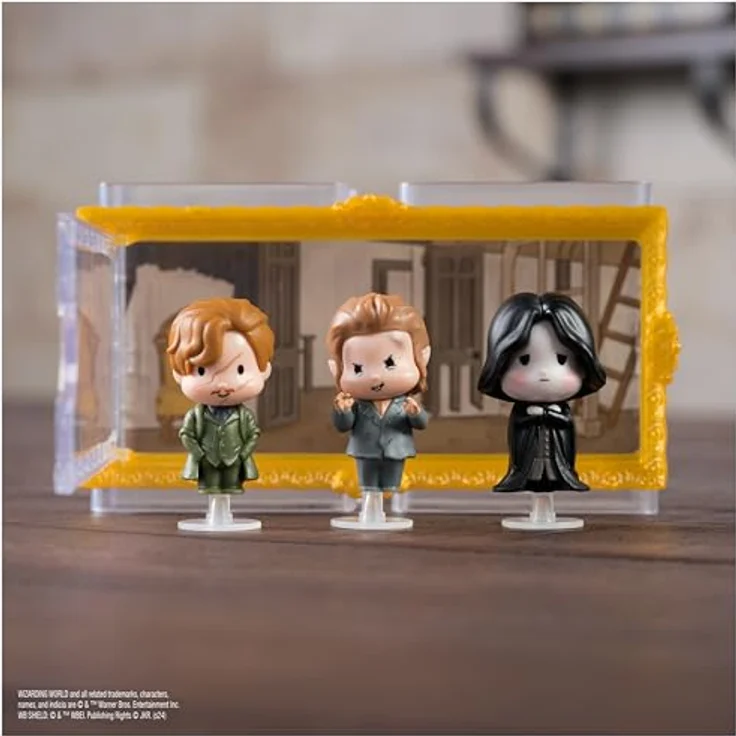 Wizarding World Harry Potter - Micro Magical Moments Sammelfiguren Multipack "Rivalen" mit Remus Lupin, Severus Snape und Peter Pettigrew, inkl. Setzkasten, für Kinder ab 6 Jahren – Bild 5