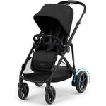 Cybex Sportbuggy Buggy e-Gazelle S, E-Kinderwagen mit Wiegefunktion, flexibler Anpassung und großem Einkaufskorb, schwarz