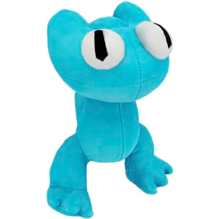 Rainbow Friends Plüschfigur Cyan 20 cm - Kuscheltier aus dem beliebten Spiel mit hochwertigem Material und detaillierten Stickereien