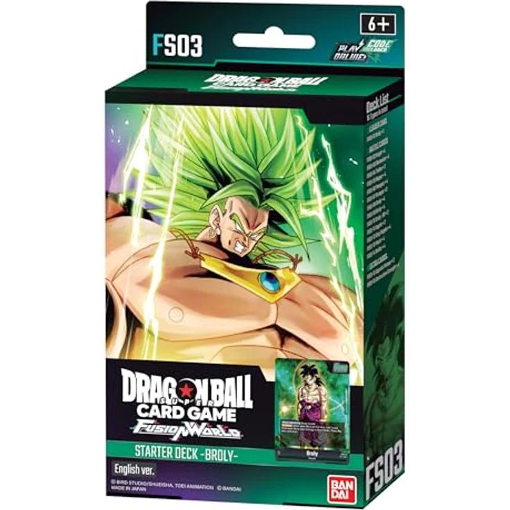 Bandai Dragon Ball Super CG: Starter Deck – Fusion World (FS03) | Sammelkartenspiel ab 6 Jahren | 51-Karten-Deck | inkl. digitalem Code