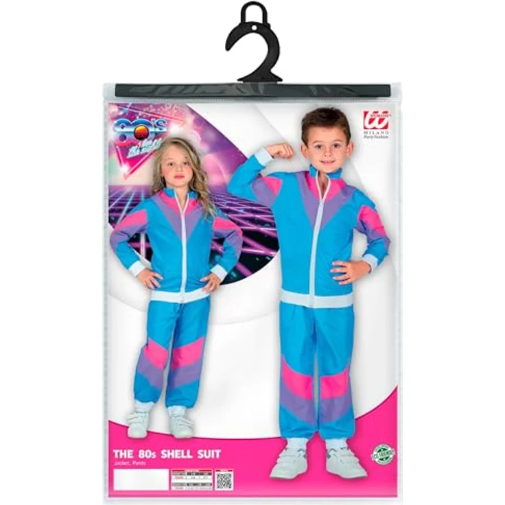 80 er Jahre Trainingsanzug Kinder - Jogginganzug - Blau - 116 - 164 cm 80ties L - 158 cm - 11-13 Jahre – Bild 6