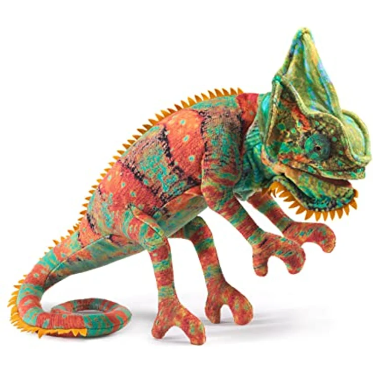 Folkmanis Handpuppe kleines Chamäleon - Small Chameleon 3153 -FM10 – Bild 2