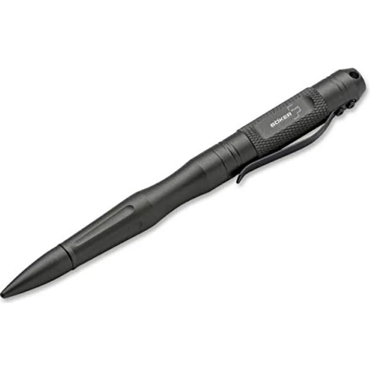 Böker iPlus TTP, taktischer Schreibstift in Schwarz mit langlebigem Körper und hoher Schreibqualität