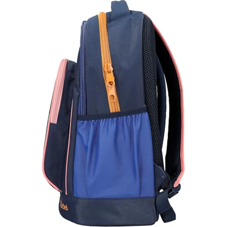 Depesche 12565 TOPModel City Girls - Schulrucksack in Dunkelblau mit Model-Motiv, Schultasche mit verstellbaren Trägern und Anhänger – Bild 2