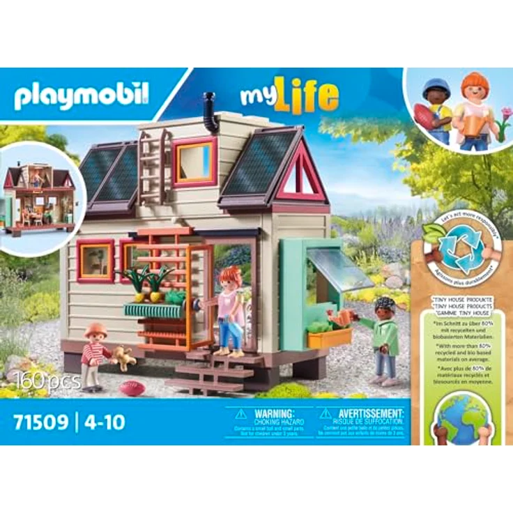 Playmobil® Tiny Haus (71509), My Life Konstruktions-Spielset, (160 St), Made in Germany – Bild 4