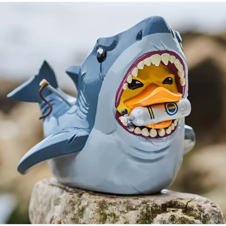 TUBBZ Überdimensionale Bruce Gummiente Figur - Premium Vinylfigur, Offizielles Jaws Merchandise - 150 % größer als normale TUBBZ, ca. 21,9 cm hoch – Bild 2