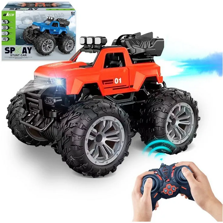 Esun RC-Auto Ferngesteuertes Auto mit Sprühnebel, 360° Rotation, Spielzeug für Kinder ab 3 5 6 8 Jahre, von Esun - All-Terrain-Reifen, USB-Aufladung, Geschenk für Junge Mädchen

