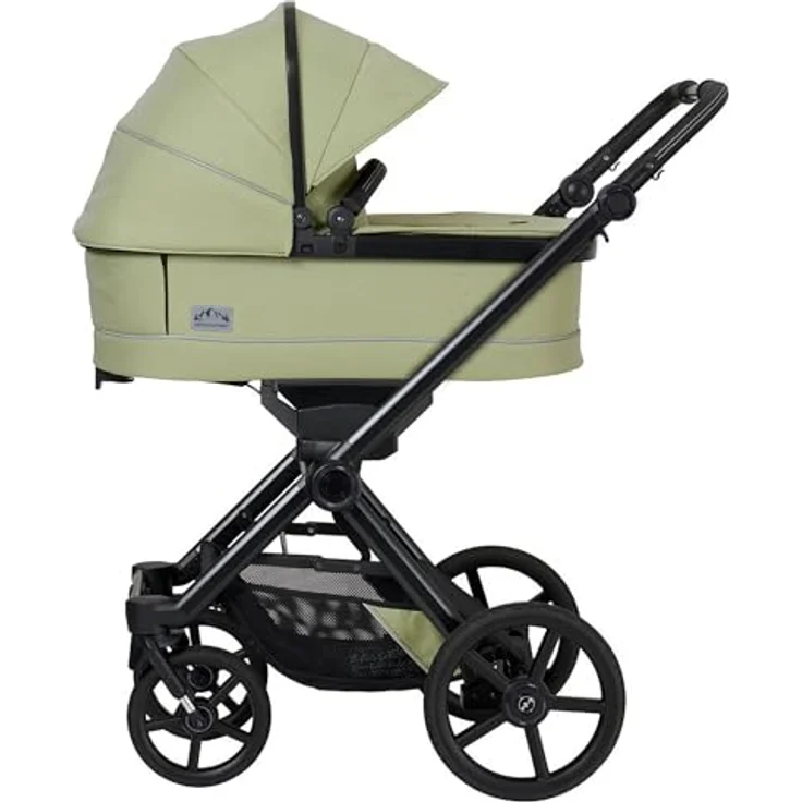Hartan Kinderwagenset IVY GTR Outdoor, 3-teilig, Hellgrün, mit Federung, kugelgelagerten Rädern, 5-Punkte-Gurt, Made in Germany, EN 1888, UV 50+ – Bild 8