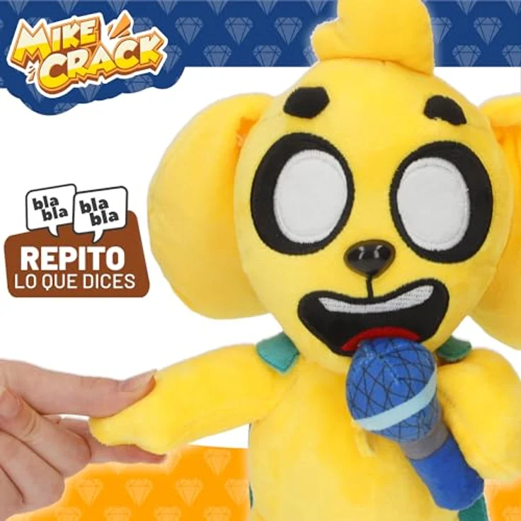 COLORBABY Mikecrack 85423 Plüschtier Hund mit Musik und Sprachwiedergabe, 29 cm, interaktives Spielzeug mit 2 Spielmodi – Bild 3