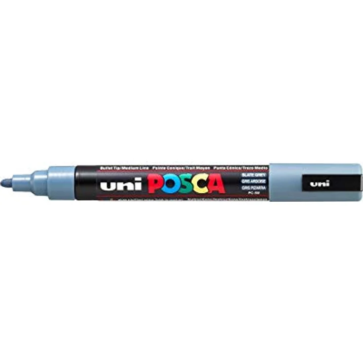 POSCA Mitsubishi Pencil – 8 Marker PC5M – konische Spitze – kalte Farben, mittlere Spitze, Marker auf Wasserbasis – für Papier, Textilien, Glas, Kiesel, Holz – Bild 4