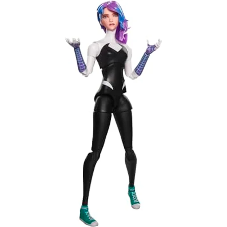 Marvel Legends Series Spider-Gwen, Action-Figur (15 cm) aus Spider-Man: Across The Spider-Verse mit 20 Bewegungspunkten und austauschbaren Accessoires – Bild 4