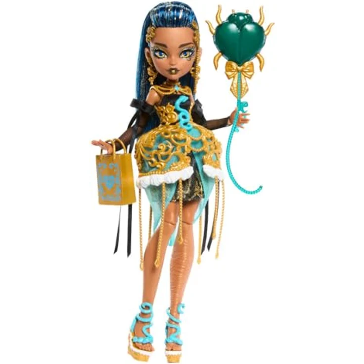 MonsterHigh™ Anziehpuppe Cleo, Scary Sweet Birthday Edition mit Zubehör für Geburtstagsfeier – Bild 1