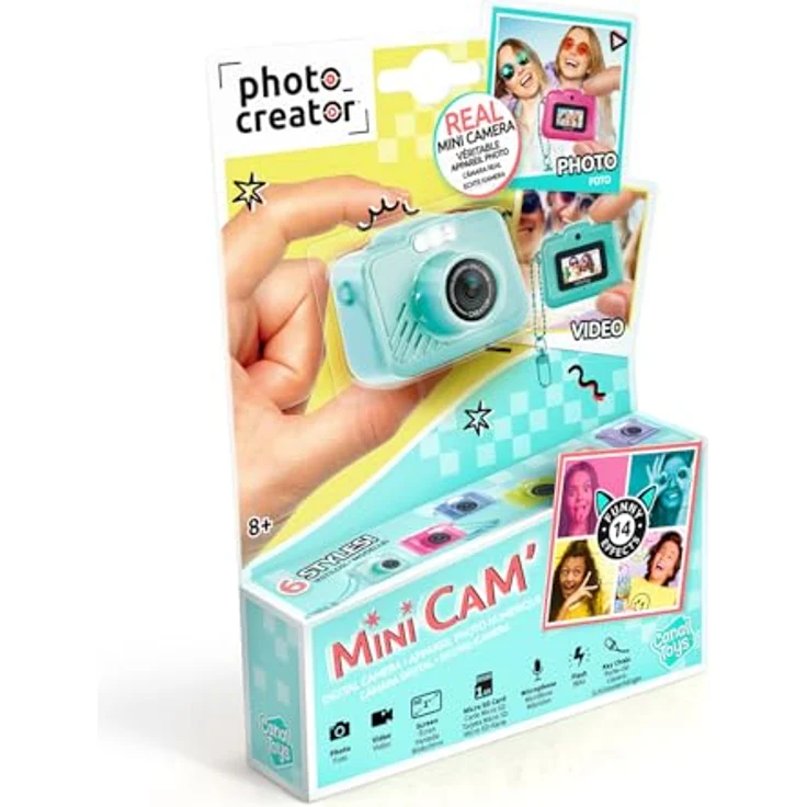 Canal Toys Digitalkamera für Kinder, kompakte Kinderkamera mit 8 MP und integriertem Speicher – Bild 3