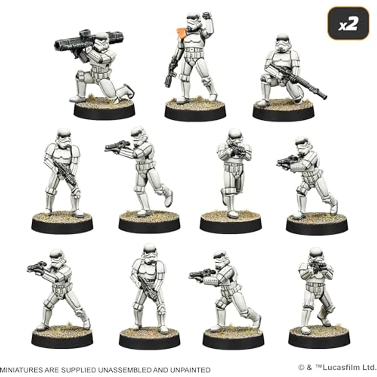 Atomic Mass Games SW Legion Empire Starter Set, Miniaturenspiel mit 37 hochdetaillierten Figuren, mehrsprachig (FR-DE-EN-ES) – Bild 6