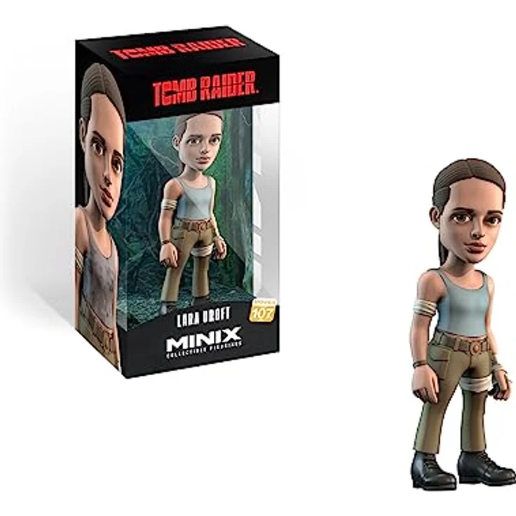 MINIX Alice Vikande Figur, Tomb Raider, Sammlerstück, 12 cm, Geschenkidee für Kinder und Erwachsene, TV- & Filmfans - MN11940, Detailgetreue Sammelfigur in 12 cm Höhe, inklusive Sammlerverpackung – Bild 1