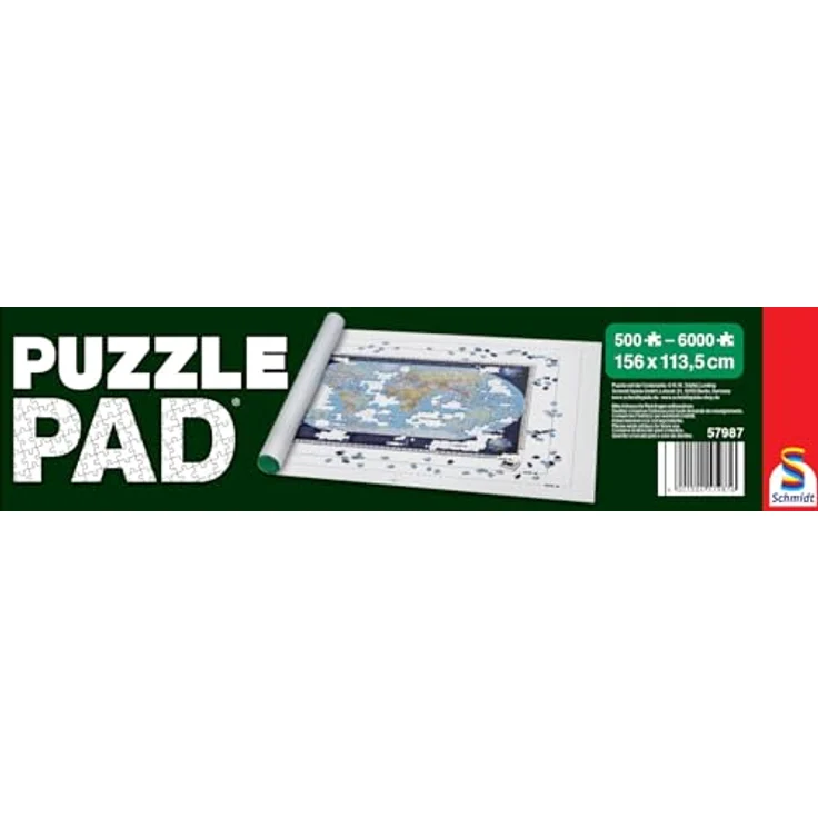 Schmidt Puzzlepad für Puzzles von 500 bis 6000 Teile, Mehrfarbig - 156 x 113,5 cm, geeignet für alle Puzzlegrößen – Bild 2