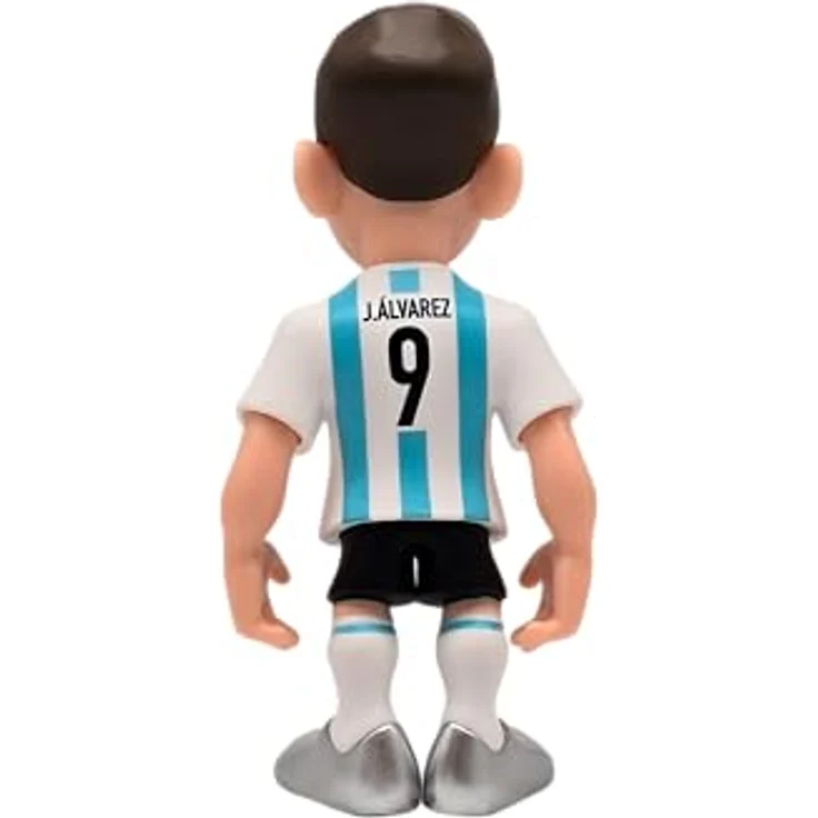 Asmodee MINIX Fußballstars Sammelfiguren, Julián Álvarez, Argentinien AFA, 12 cm, detailreiche Vinyl-Figur in stilvoller Verpackung – Bild 5