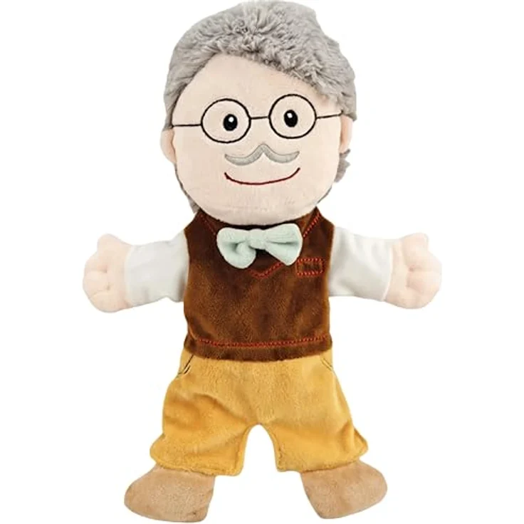 LOMTRATS Familien-Handpuppen Set, Puppen für Geschichtenerzählen und Unterrichten, 30 cm, weich und sicher, 1 Stück – Bild 1
