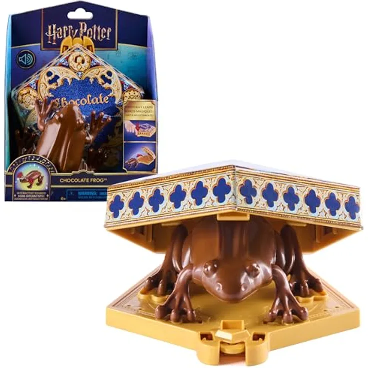 Wizarding World Interactive Chocolate Frog, Sammelfigur von Spin Master, detailgetreu und innovativ
