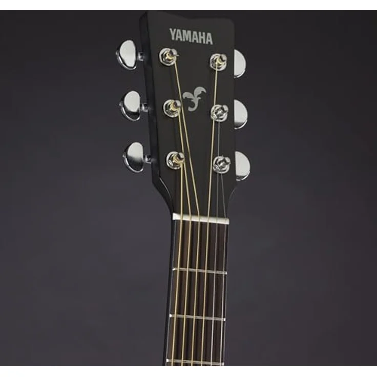 Yamaha FG800 BL, Akustik Gitarre mit massivem Fichtentop, Nato-Hals, Okoume-Korpus, schwarzen Die-cast Chrome Hardware und Rosewood-Griffbrett – Bild 5