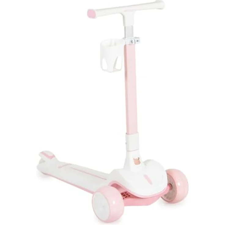 Byox Aero Kinderroller, klappbar mit Getränkehalter, höhenverstellbarer Lenker und Hinterradbremse – Bild 2