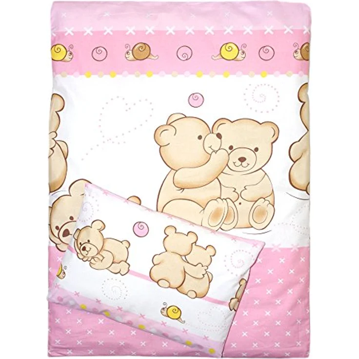 4 teiliges Kinderwagenset Decke Kissen Bezüge D03 – Bild 3
