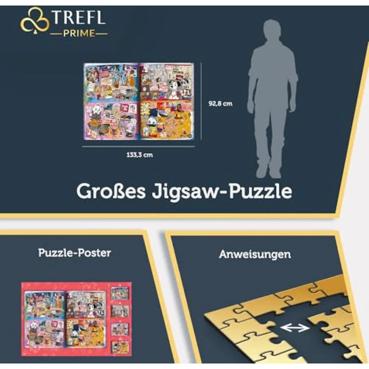Trefl Prime Puzzle UFT: Disney, The Great Book of Disney, 6000 Elemente, Großes Spiel mit Dicken Karton, geeignet für Erwachsene und Kinder ab 12 Jahren – Bild 3