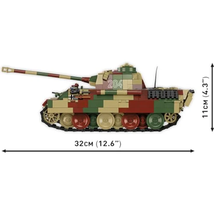 COBI PzKpfw V PANTHER Ausf. A, Klemmbausteine Made in EU – Bild 5