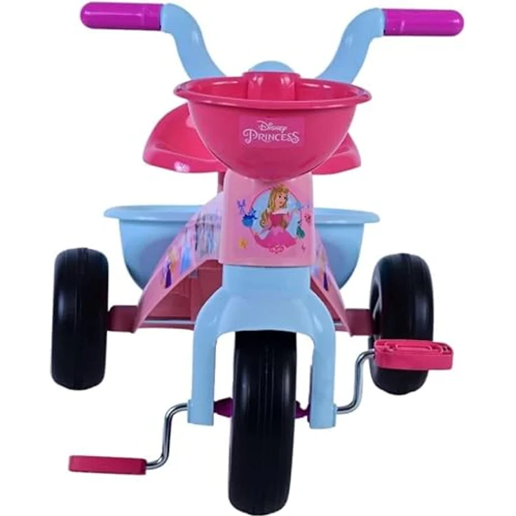 Volare Dreirad Disney Prinzessin Mädchen Rosa, 1-3 Jahre, Max. 25 kg, Praktischer Korb, tragfähig – Bild 2