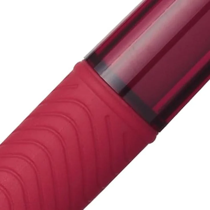 Pentel EnerGel BL 110, Gel-Tintenroller mit Druckmechanik, 0,50 mm Strichstärke, schnell trocknende Tinte, rot, 12 Stück – Bild 3