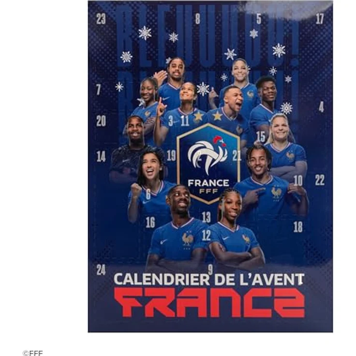 Cinereplicas FFF Adventskalender 2025, Deluxe-Edition mit 24 spielerinspirierten Geschenken, offizielles Lizenzprodukt der französischen Fußballnationalmannschaft – Bild 3