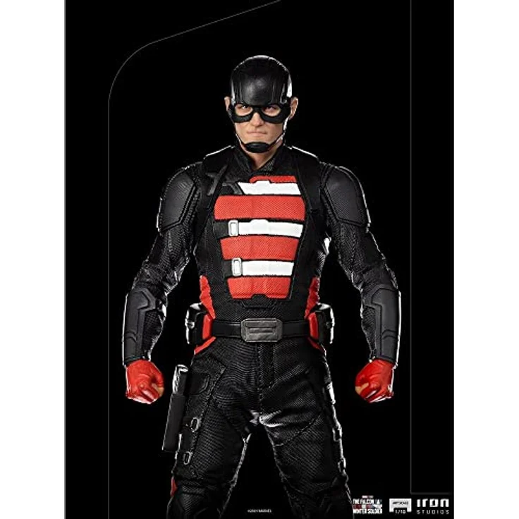 Iron Studios The Falcon and The Winter Soldier, 1/10 Art Scale John Walker (U.S. Agent) Statue, 22 cm aus Polystone und PVC – Bild 6