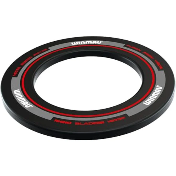 Winmau Auffangring "Advance - 4452", schwarzer Catchring für Sisal-Dartboards, 68 cm Durchmesser, robuste Wand- und Bodenschutzfunktion – Bild 2