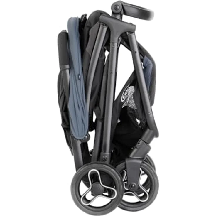 Graco Myavo™ Reisebuggy, leicht und schnell zusammenklappbar, ab Geburt bis ca. 4 Jahre, blau Stormy – Bild 5