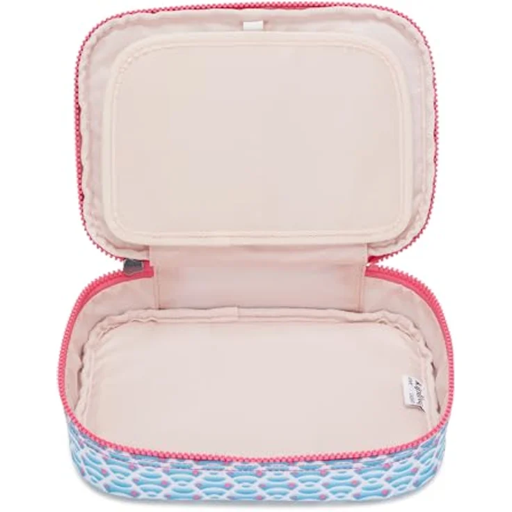 Kipling 100 PENS Großes Federetui mit Trennwand und 26 Stiftfächern, Dreamy Geo C (Blau) – Bild 3