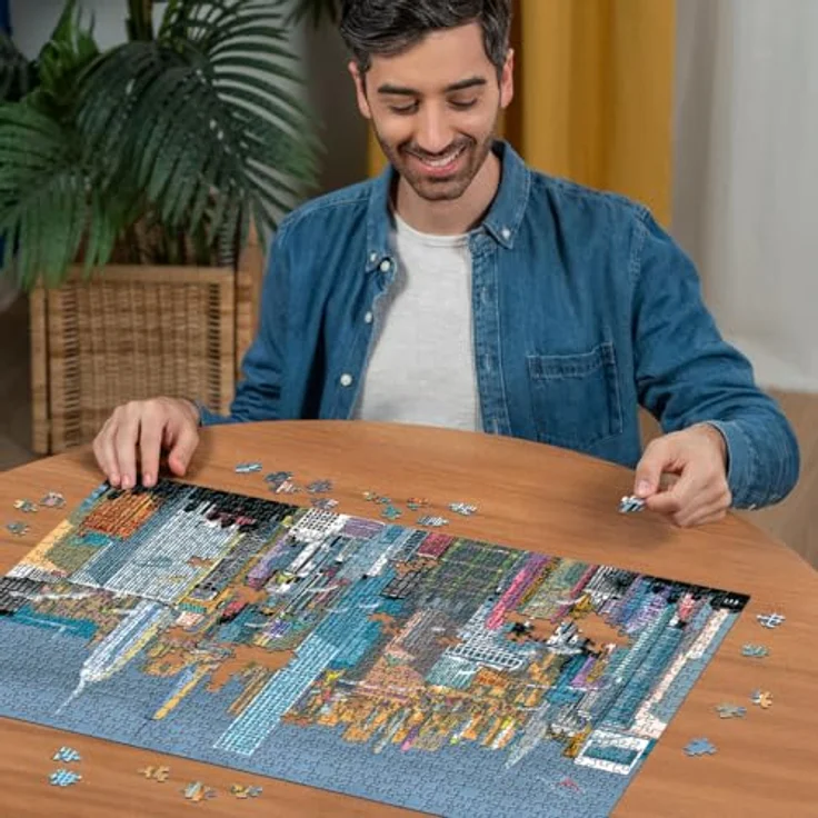 Ravensburger Puzzle 12000784 - I am New York - 1000 Teile Puzzle für Erwachsene und Kinder ab 14 Jahren, Stadt-Puzzle New York, Qualitätsmerkmale: handgefertigte Stanzmesser, reflexfreies Puzzlebild, recycelte Pappe – Bild 4