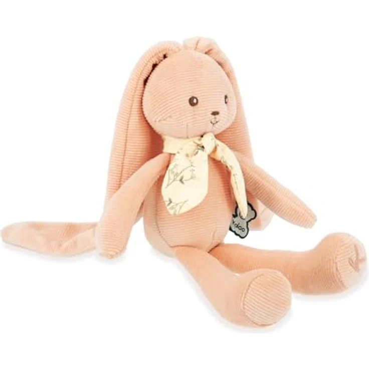 KALOO Lapinoo, Pfirsichfarbener Hase, Baby-Plüschtier aus Cord, 25 cm, sehr weiches Material, Geschenkbox, geeignet ab Geburt, K218015 – Bild 3