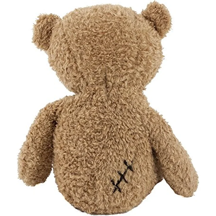 Teddys Rothenburg Kuscheltier Teddybär Nobody is Perfect 25 cm braun mit Flicken Plüschteddybär, Handwaschbar bis 30 Grad – Bild 3