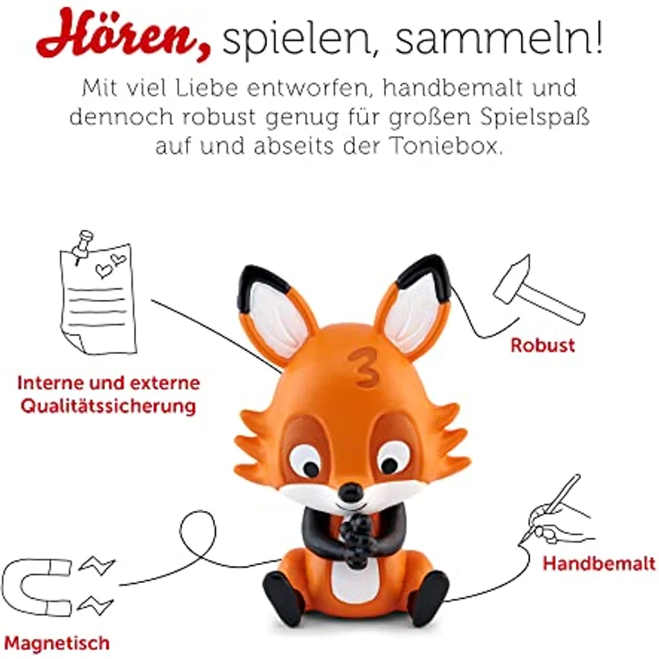 tonies Hörfiguren für Toniebox, 21 Lieblings-Kinderlieder – Zähllieder (neu eingespielt), Kinderlieder ab 3 Jahren, Spielzeit ca. 52 Minuten – Bild 3
