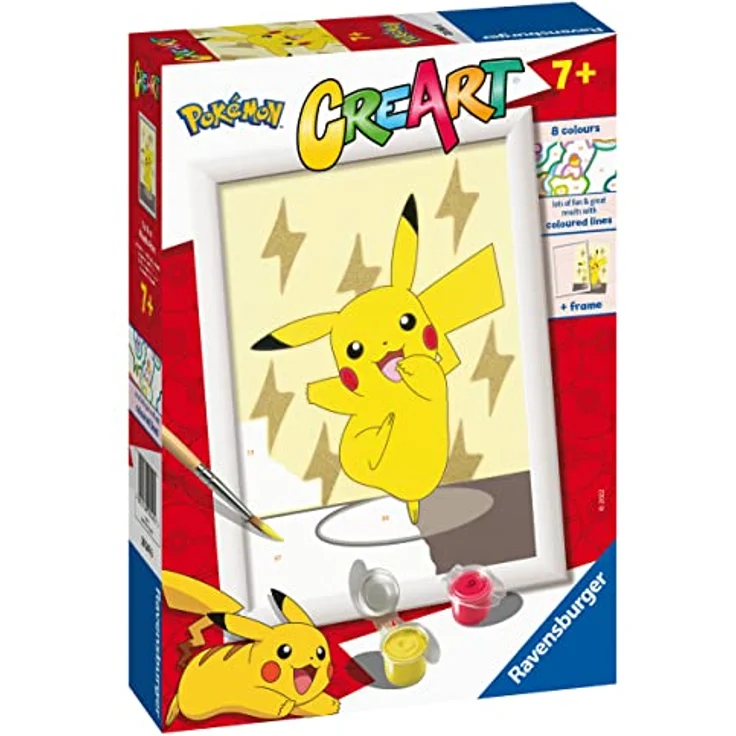 Ravensburger CreArt Pokemon-Zahlen für Kinder – Malerei Kunst und Bastelsets für Kinder ab 7 Jahren – Ostergeschenke – Bild 3