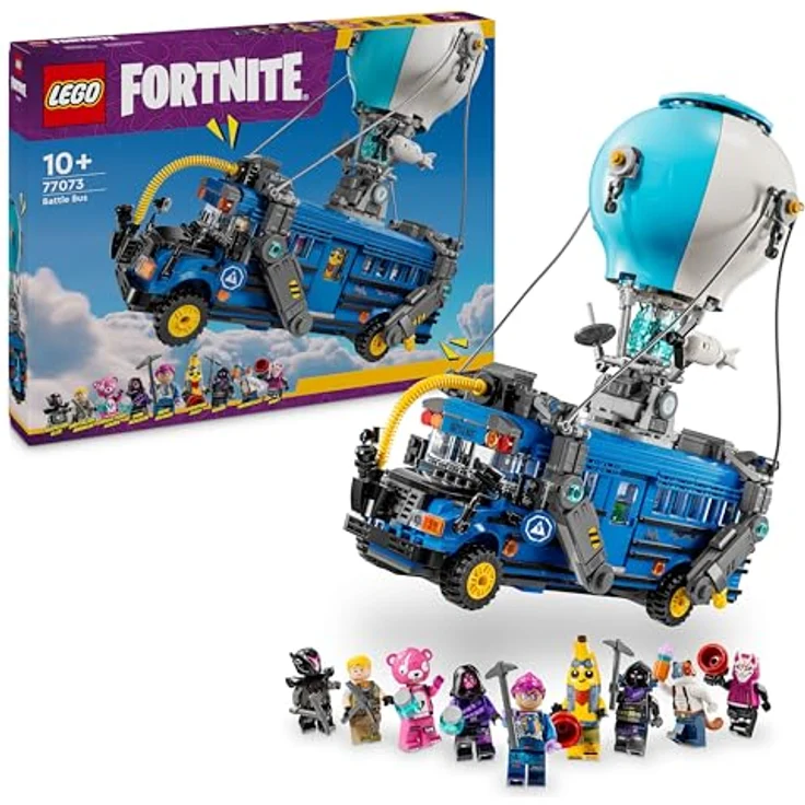 LEGO Fortnite Schlachtenbus, Spielzeug zum Videospiel mit 9 Minifiguren, interaktives Bau- und Spielerlebnis, Geschenk für Gaming Fans ab 10 Jahren 77073 – Bild 1